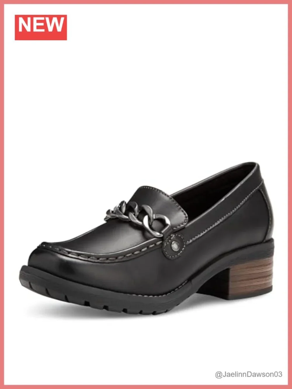 Women's Nora Moc Toe Loafers Memory Foam Slip-Ons Block Heel